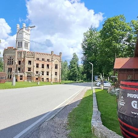 Pivovar A Penzion Grasel Český Rudolec Dış mekan fotoğraf