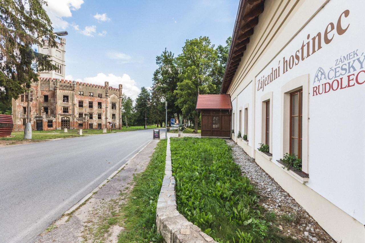 Pivovar A Penzion Grasel Český Rudolec Dış mekan fotoğraf